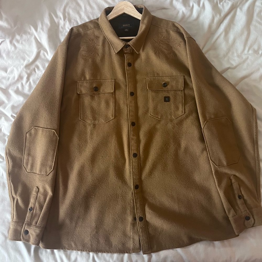 Roark Men's Tan Utility Shirt Jacket
